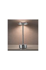 Helios HS-8130 Şarjlı Dimlenebilir 3 Fonksiyonlu Silver Masa Lambası