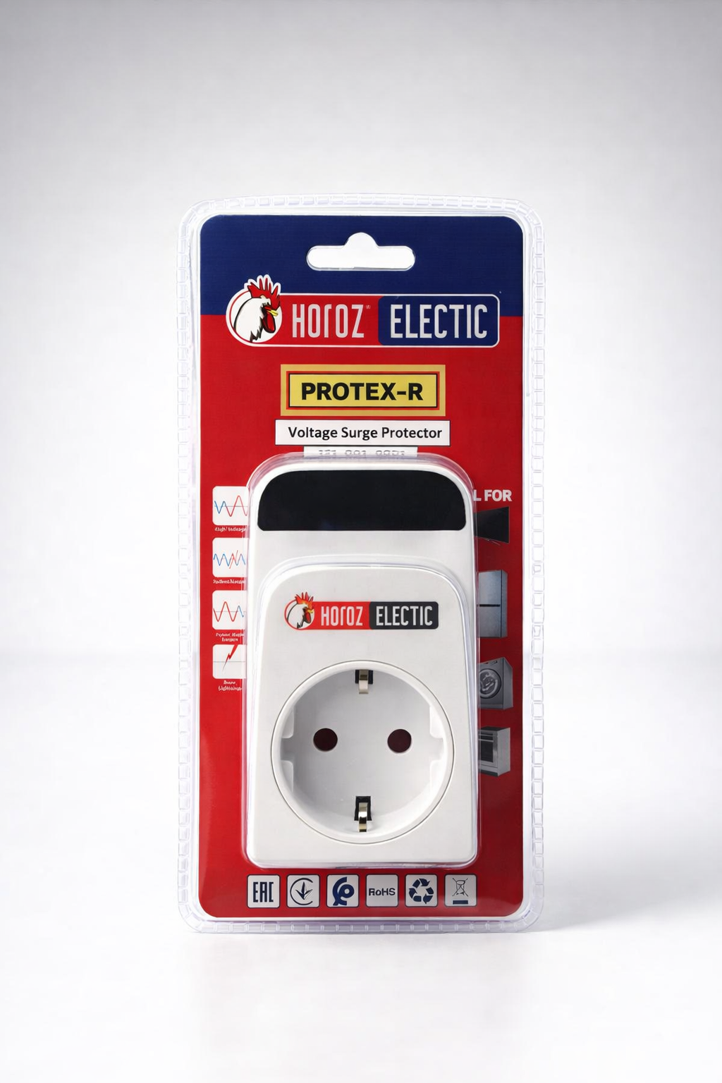 Horoz 131-001-0001 PROTEX-R Akım Koruma Priz Dijital Göstergeli