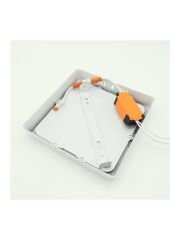 SUNLIGHT 12W Kare Sıva Üstü LED Panel 6500K Beyaz Işık
