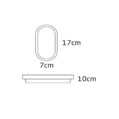 Econa ECN-5015 20W Dış Mekan Led Aplik Beyaz Işık