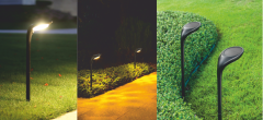 HS-4002 5W Solar Çim Armatür Kobra IP65 Bahçe Aydınlatma 3 Renk