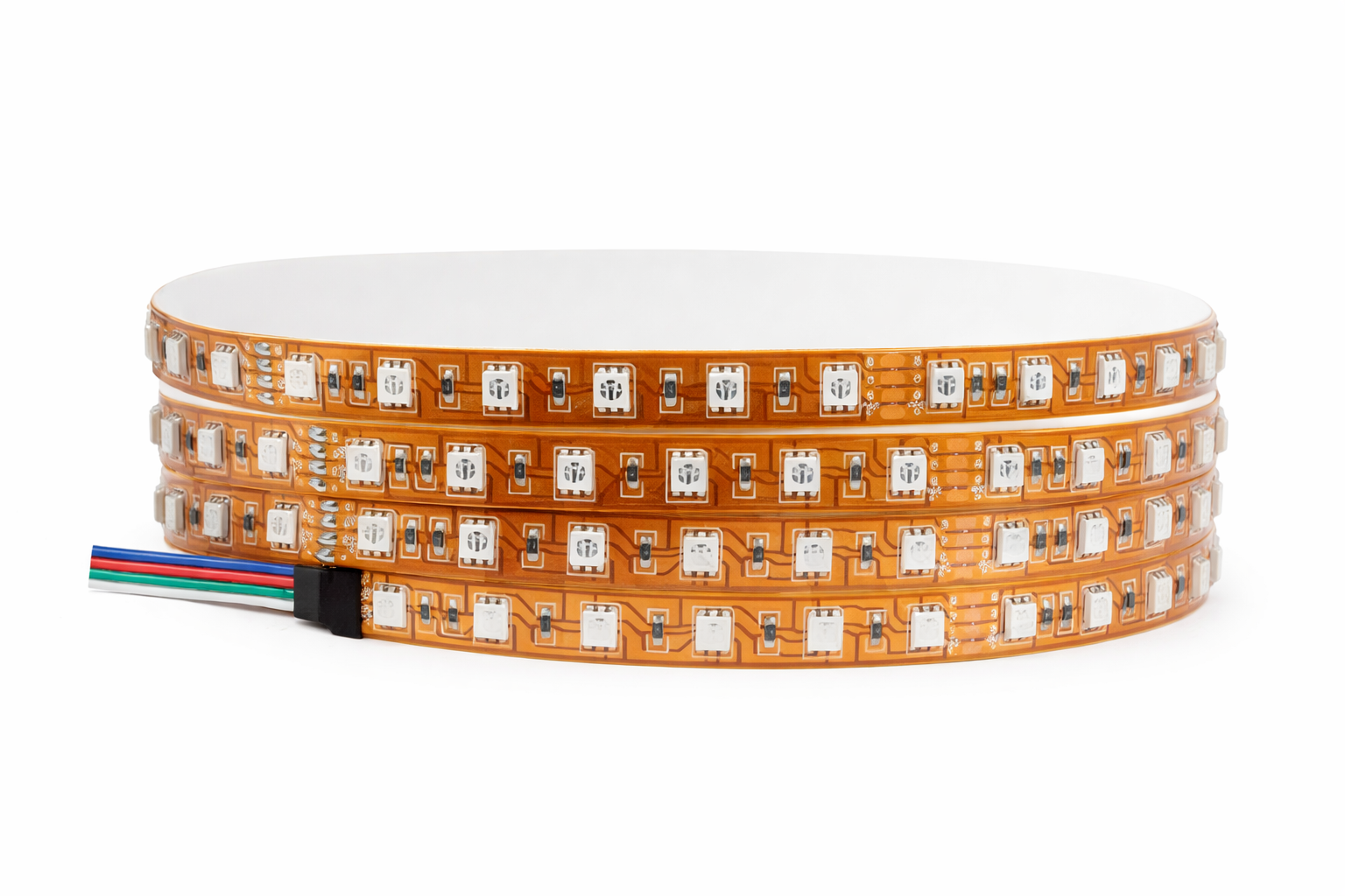 İLED 5050 RGB 12V Bakır Zeminli İç Mekan Şerit LED 10 Metre