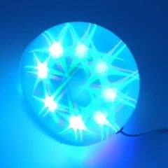 Yıldız Animasyonlu RGB Led 8 Top Işık Disko Küre Aydınlatma 220 V
