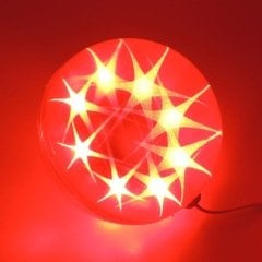 Yıldız Animasyonlu RGB Led 8 Top Işık Disko Küre Aydınlatma 220 V