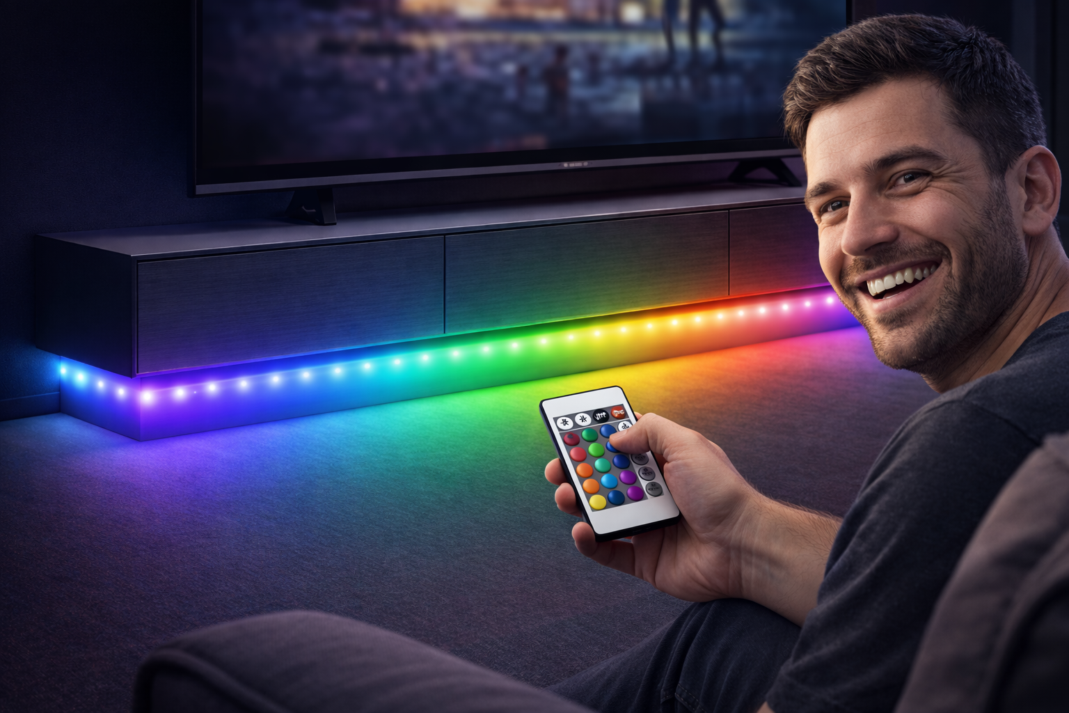İnoled 3010 RGB Kumanda 6A 12-24V 24 Tuşlu LED