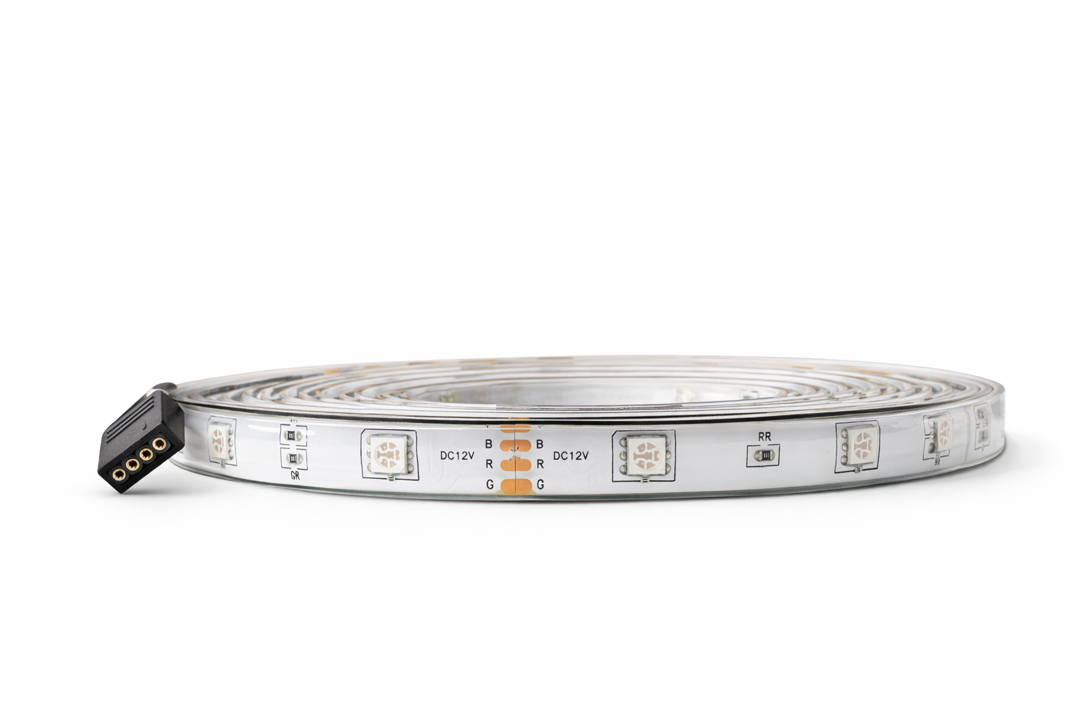 Proled 12V RGB Silikonlu Şerit LED 5 Metre İç Mekan