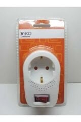 Viko Priz Tekli Anahtarlı Topraklı Fiş