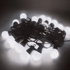 Sunlight Minik Top Ledler Beyaz Işık 20 Toplu Yılbaşı Süsü Ledli