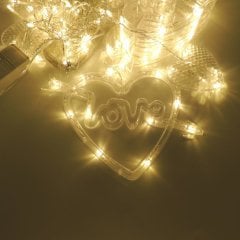 Sunlight Love&Kalpli 6lı Set Led Aydınlatma Yılbaşı Süsü 3 Metre 8 Animasyonlu Gün Işığı
