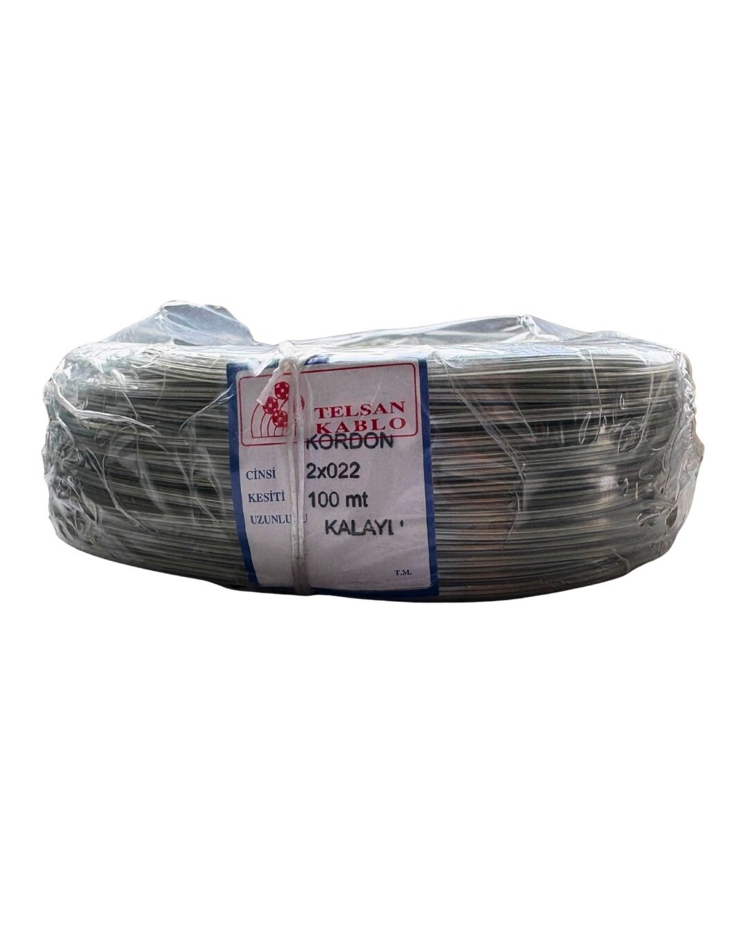 Telsan 2x0,22 mm Kalaylı Kordon Hoparlör Kablosu
