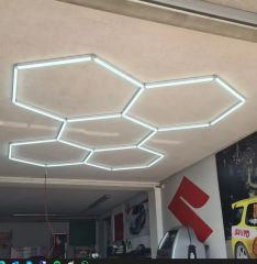 Cata CT-9082 Petek LED Hexagon Anzer 240W  6400K Beyaz Işık Armatür