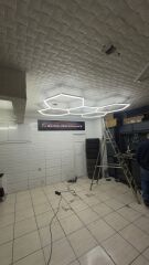 Cata CT-9082 Petek LED Hexagon Anzer 240W  6400K Beyaz Işık Armatür