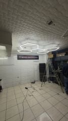 Cata CT-9082 Petek LED Hexagon Anzer 240W  6400K Beyaz Işık Armatür