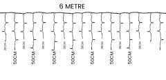 Sunlight 6x0,50M İç Mekan Saçak Led Mavi Renk