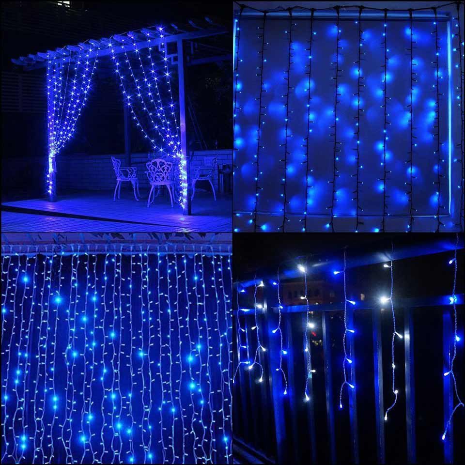 Sunlight 6x0,50M İç Mekan Saçak Led Mavi Renk