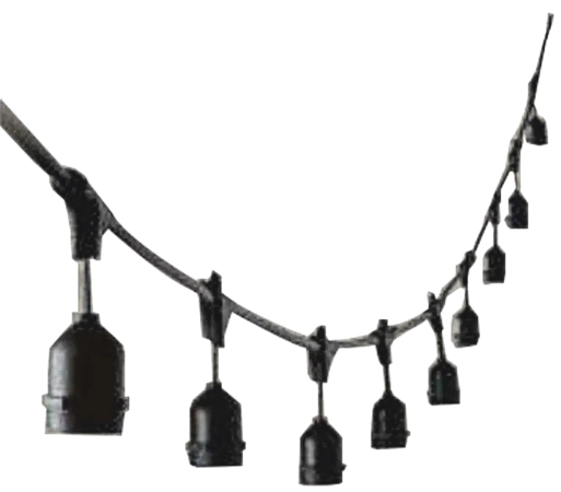 Helios HS-1234 10 Metre 20 Duy E27 IP65 Dış Mekan LED Aydınlatma Sarmaşık Bahçe Işıklandırma