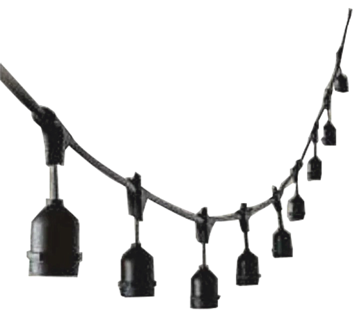 Helios HS-1234 10 Metre 20 Duy E27 IP65 Dış Mekan LED Aydınlatma Sarmaşık Bahçe Işıklandırma
