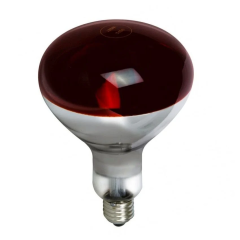 Şavk 250W Isı Ampulü R125 220V Kırmızı Cam