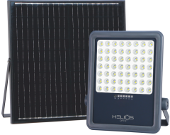 Helios HS-3877 Beyaz Işık 400W Solar LED Projektör Güneş Enerjili Dış Mekan Aydınlatma