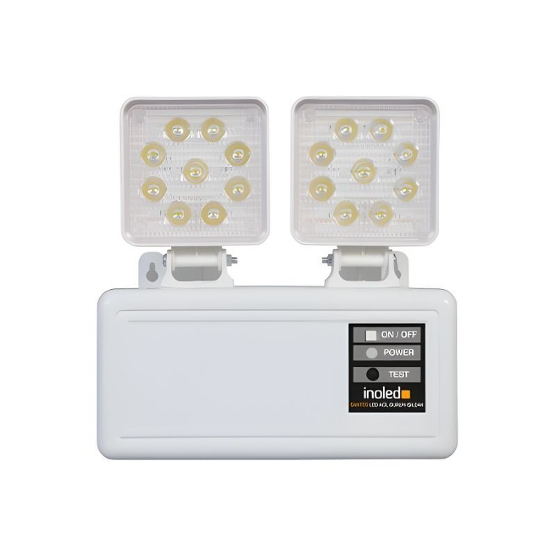 İnoled Santos 3092-01 2x10W LED Acil Durum Armatürü Beyaz Işık Acil Aydınlatma