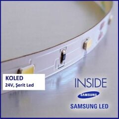 Samsung 24V Doğal Beyaz 2835 SMD Şerit LED 10metre paket