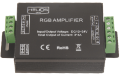 Helios HS 3604 RGB LED Yükseltici Amplifier 12A 12-24V DC
