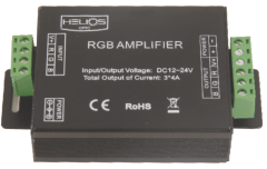 Helios HS 3604 RGB LED Yükseltici Amplifier 12A 12-24V DC