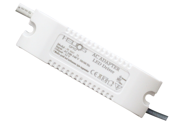 Helios HS-3442 12V 3A 36W Kablolu Mini Trafo LED Sürücü