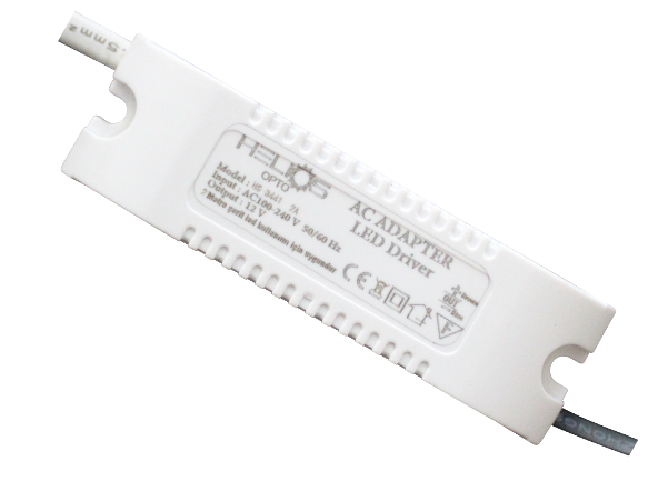 Helios HS-3442 12V 3A 36W Kablolu Mini Trafo LED Sürücü