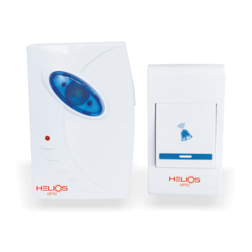 Helios HS-5400 Kablosuz Kapı Zili Uzaktan Kumandalı Taşınabilir Pilli Zil Seti