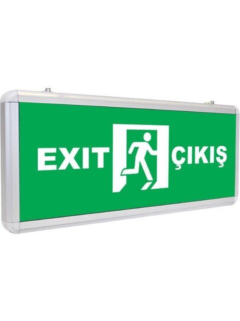 YCL YAC-110 Acil Çıkış Exit Lambası Kapı Çift Yönlü 3W LED